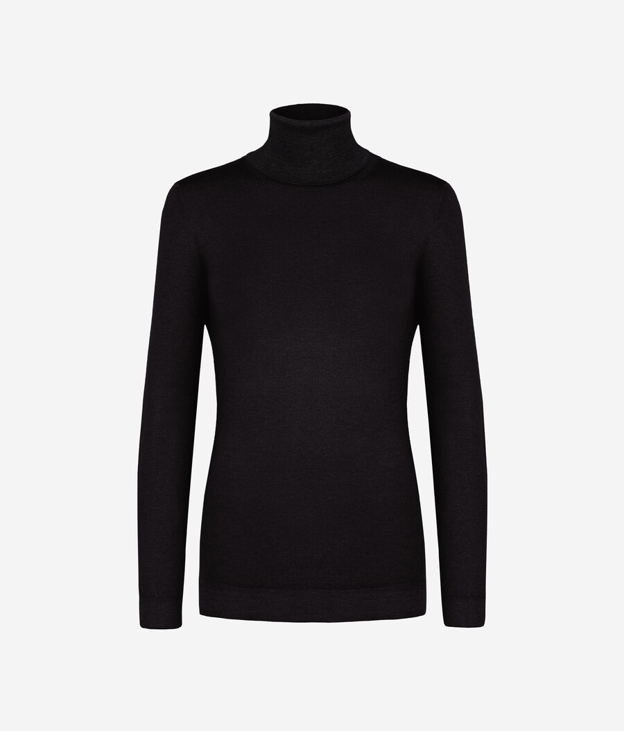 maglione a collo alto in cashmere ultra morbido