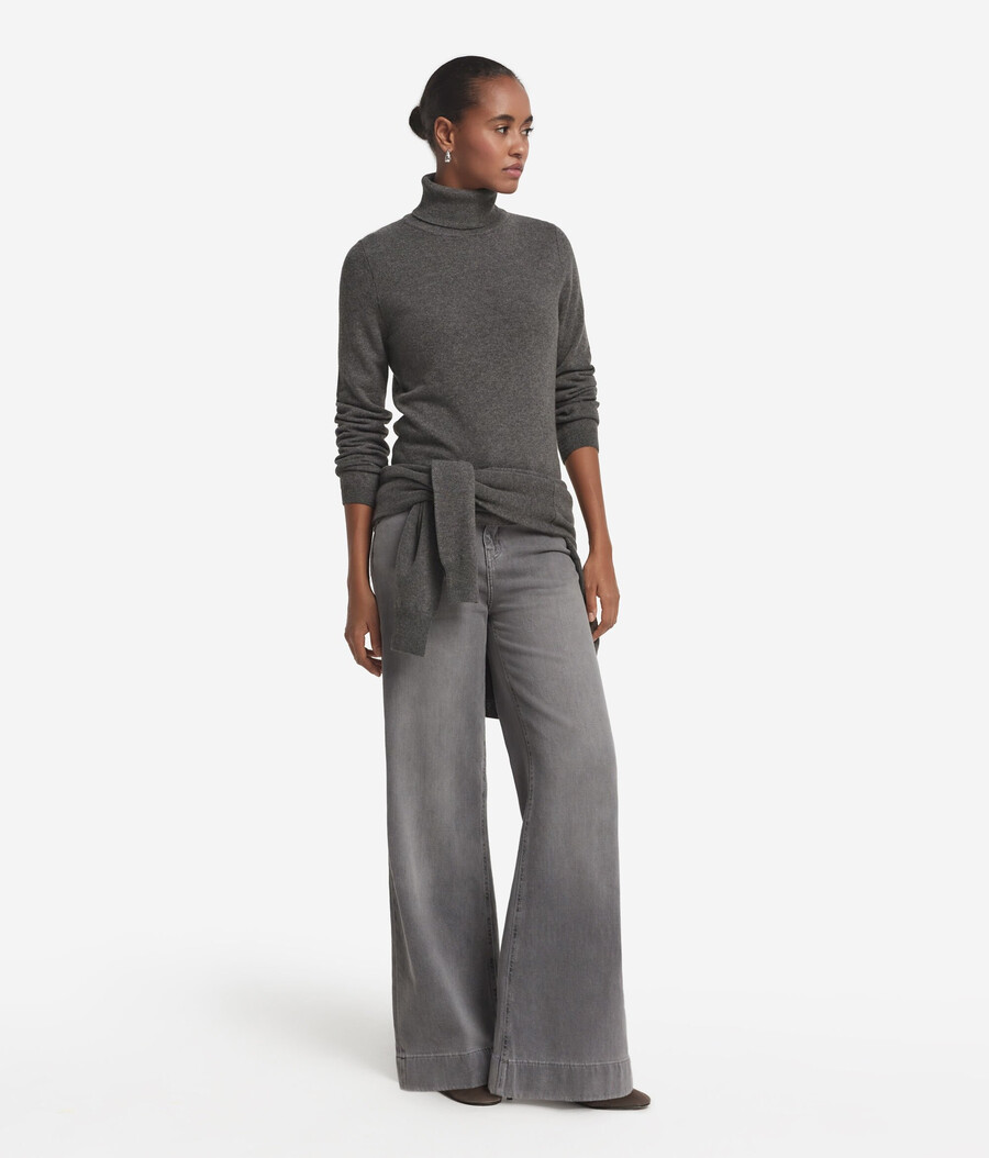 maglione a collo alto in cashmere ultra morbido