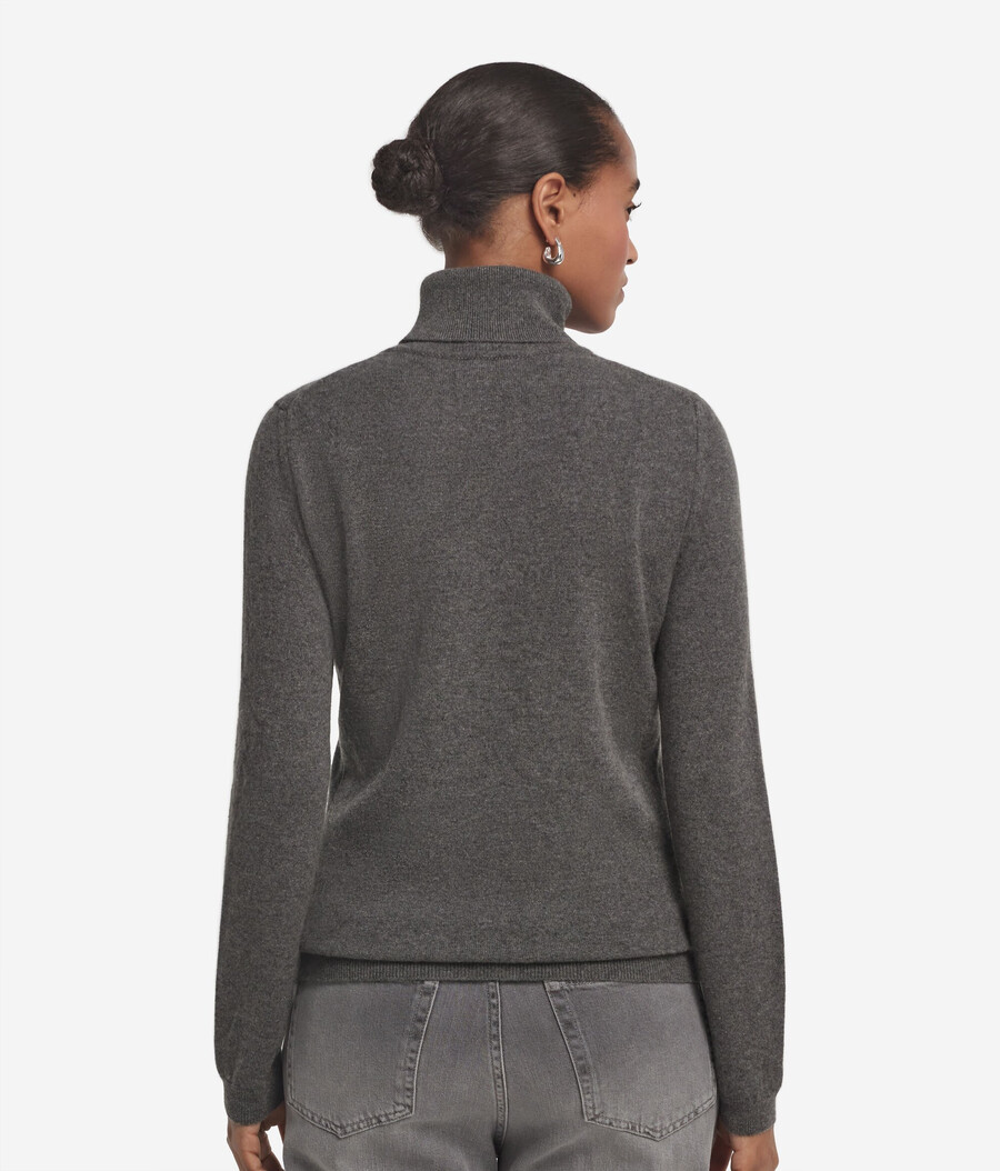 maglione a collo alto in cashmere ultra morbido