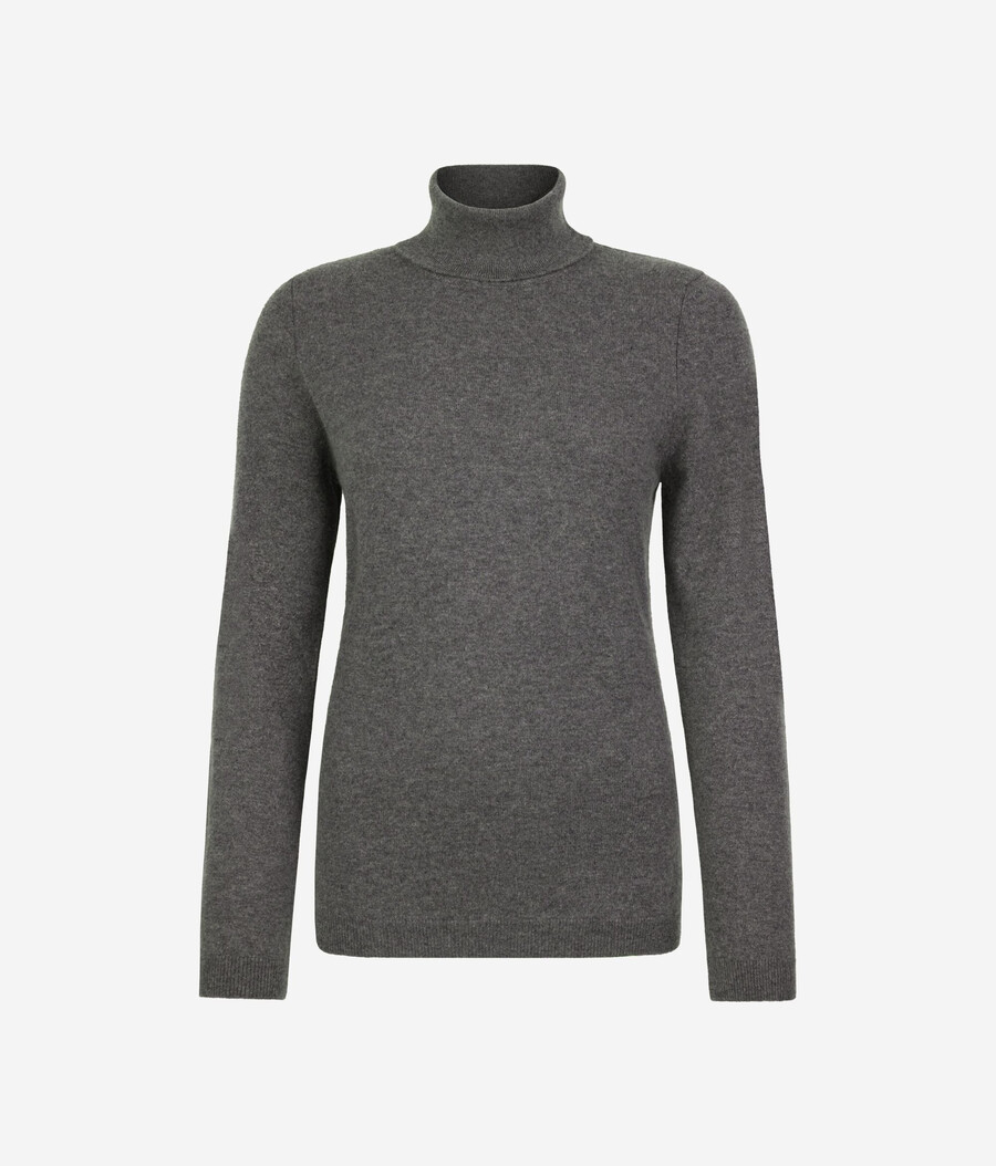 maglione a collo alto in cashmere ultra morbido