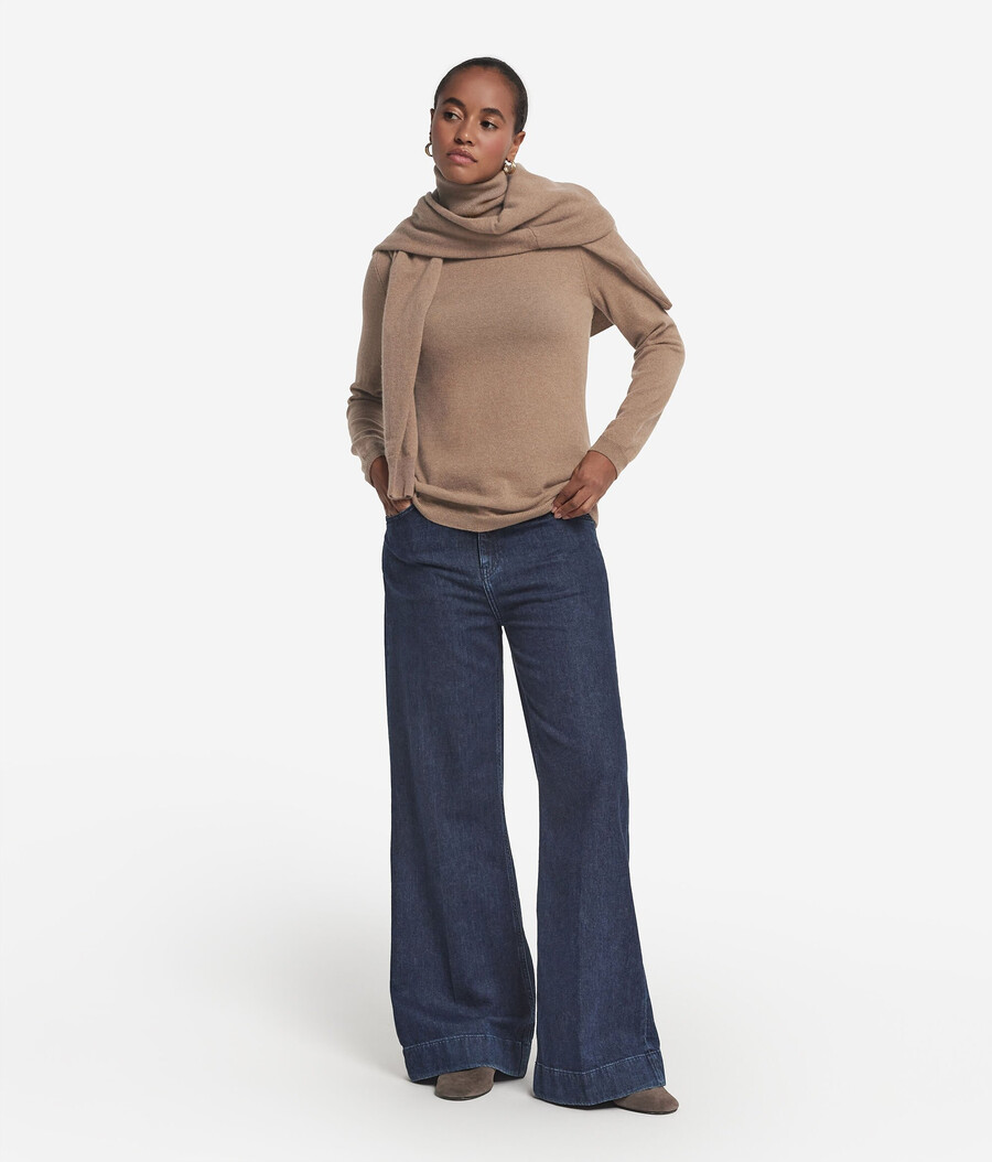 maglione a collo alto in cashmere ultra morbido