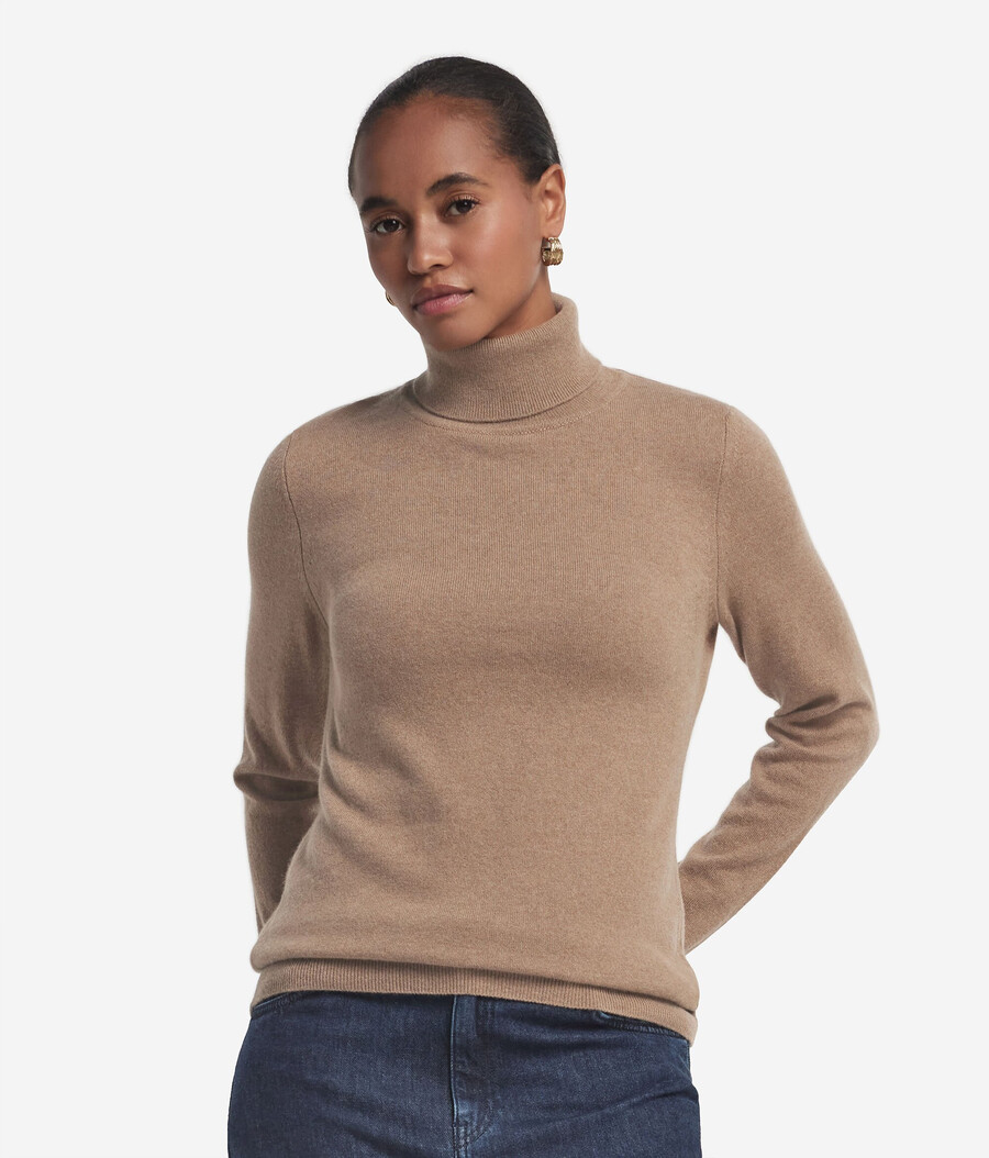maglione a collo alto in cashmere ultra morbido