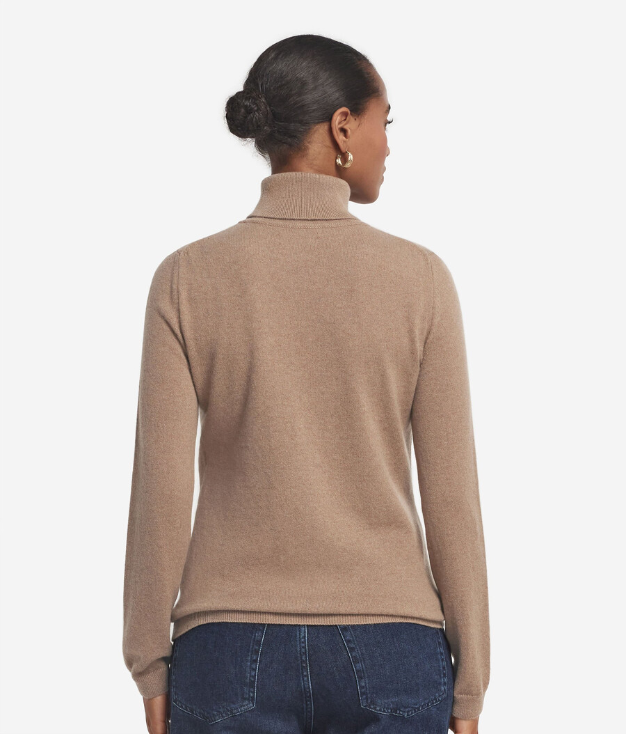 maglione a collo alto in cashmere ultra morbido