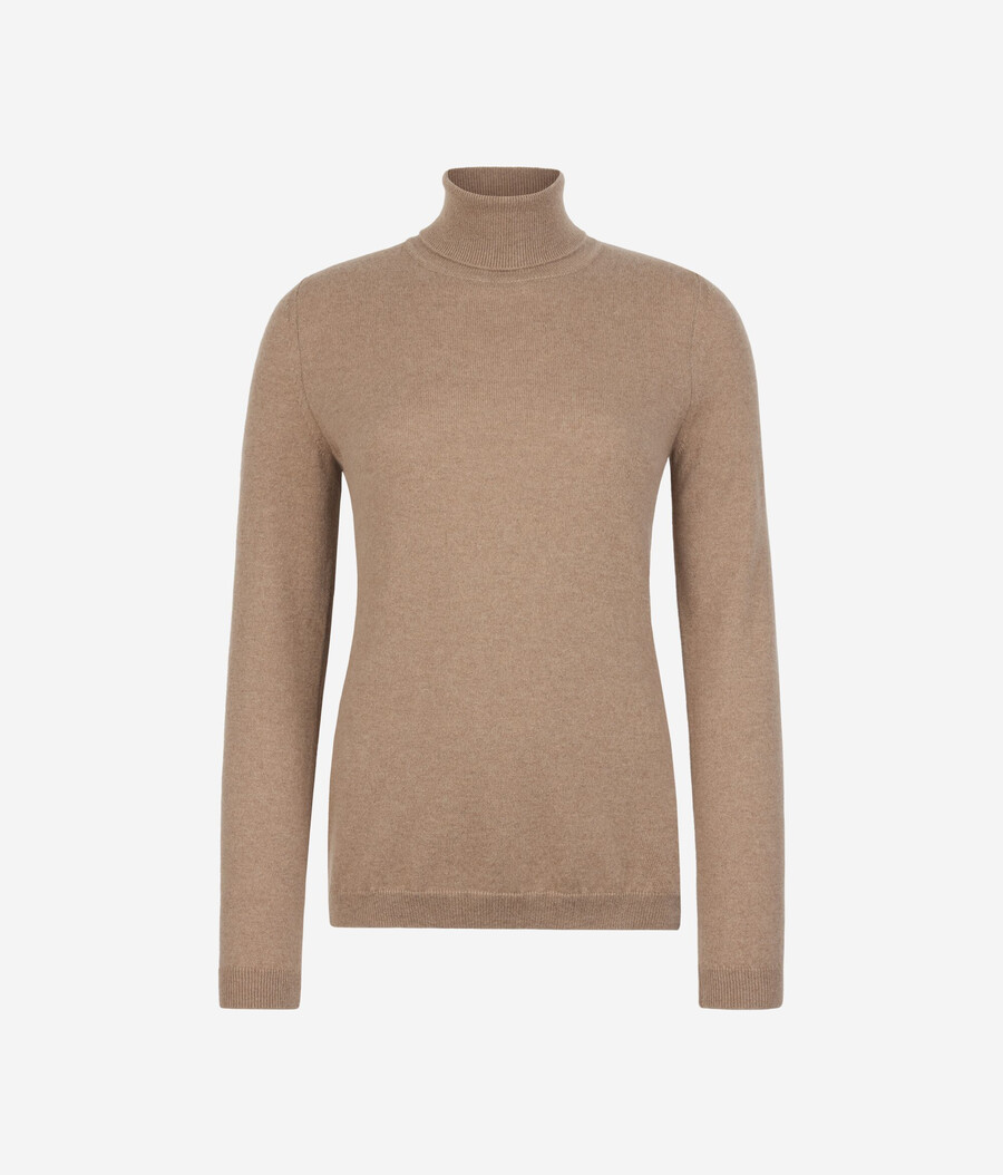 maglione a collo alto in cashmere ultra morbido