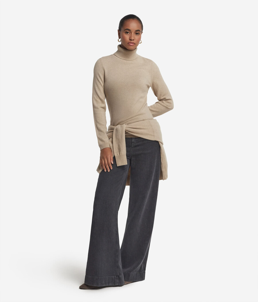 maglione a collo alto in cashmere ultra morbido