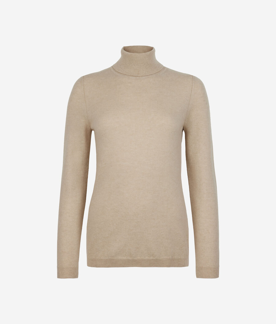 maglione a collo alto in cashmere ultra morbido