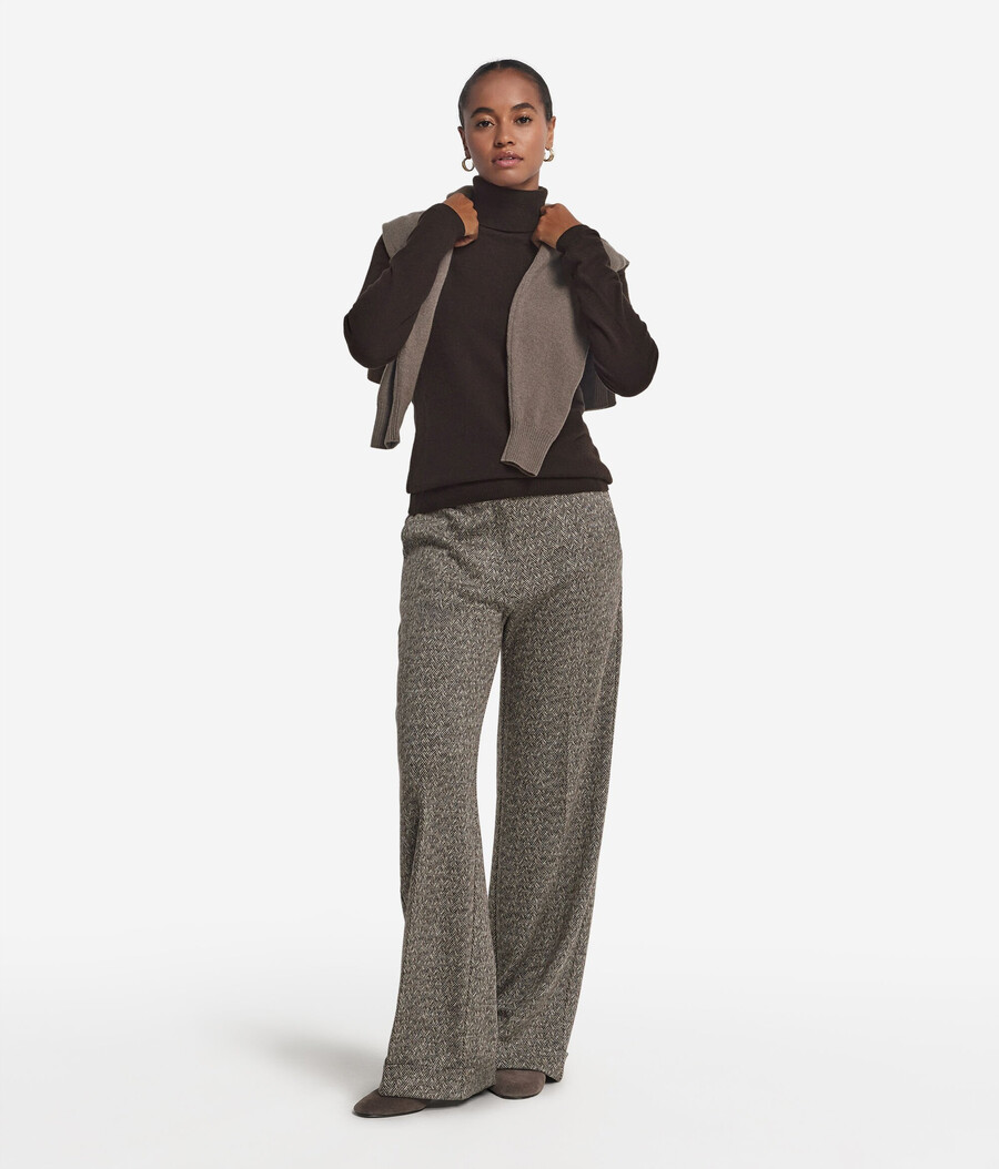 maglione a collo alto in cashmere ultra morbido