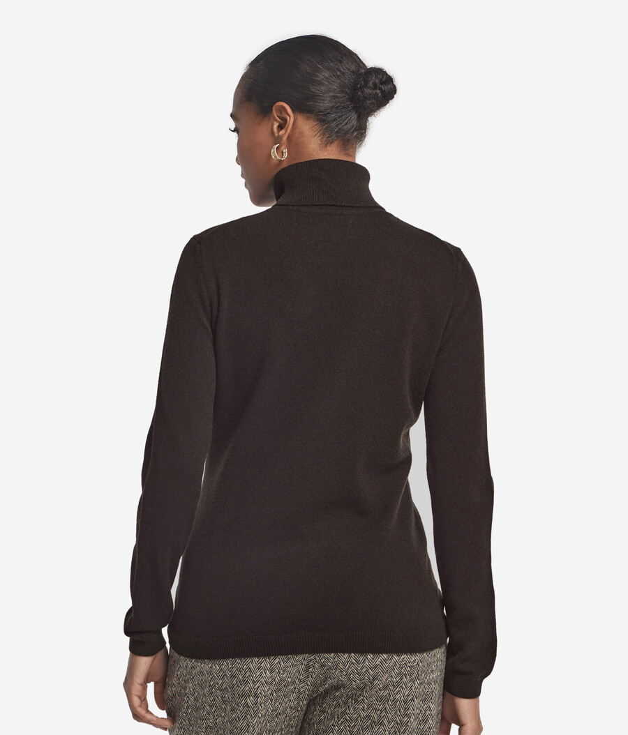 maglione a collo alto in cashmere ultra morbido