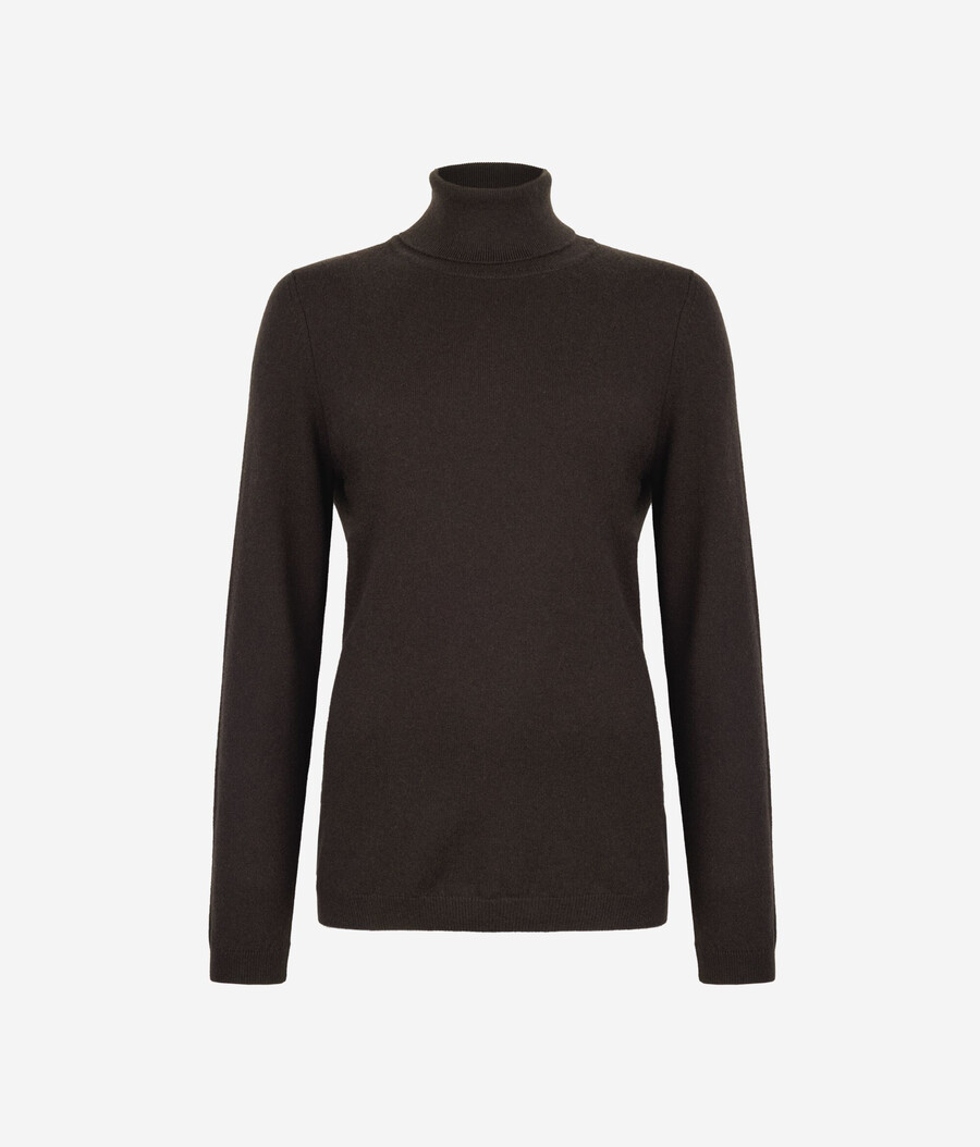 maglione a collo alto in cashmere ultra morbido
