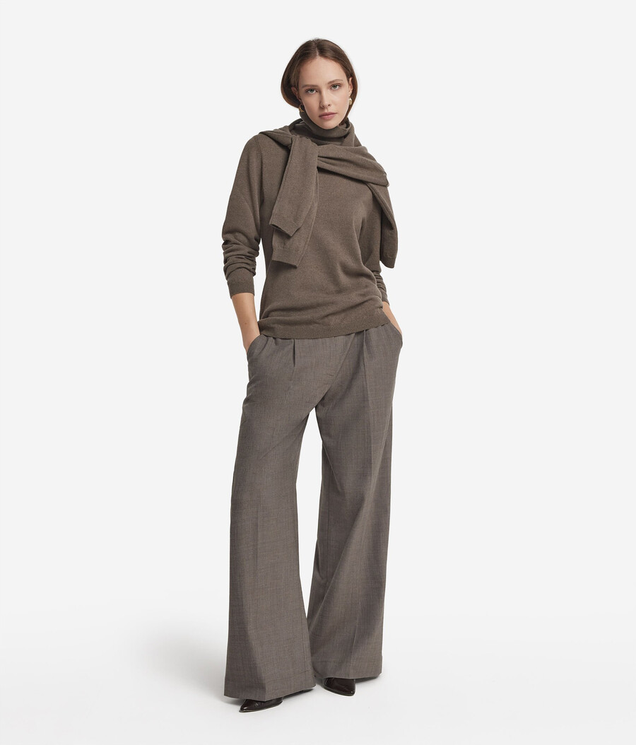 maglione a collo alto in cashmere ultra morbido