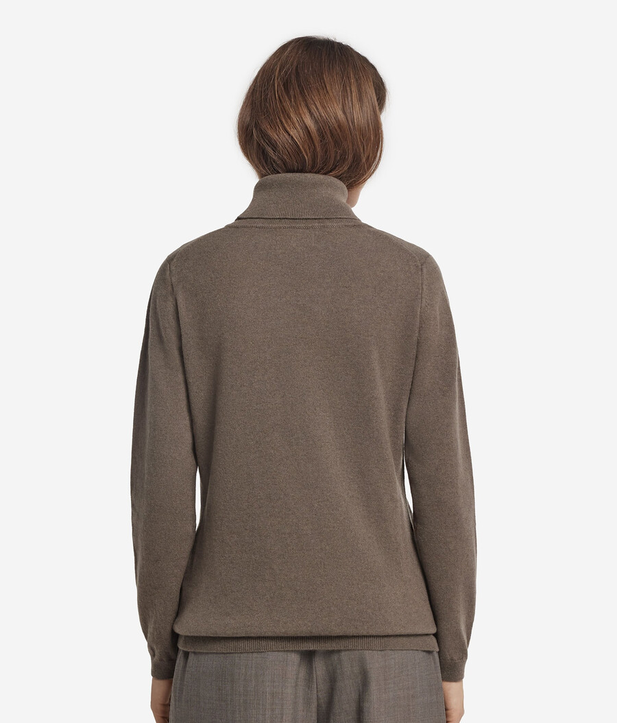 maglione a collo alto in cashmere ultra morbido