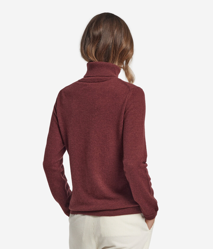 maglione a collo alto in cashmere ultra morbido