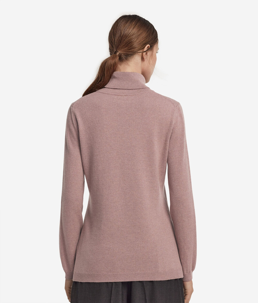 maglione a collo alto in cashmere ultra morbido