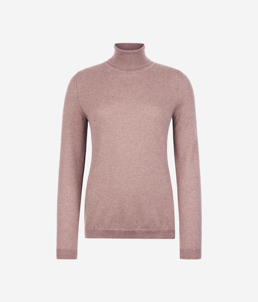 maglione a collo alto in cashmere ultra morbido
