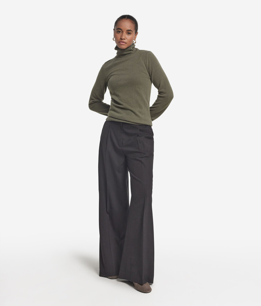 maglione a collo alto in cashmere ultra morbido