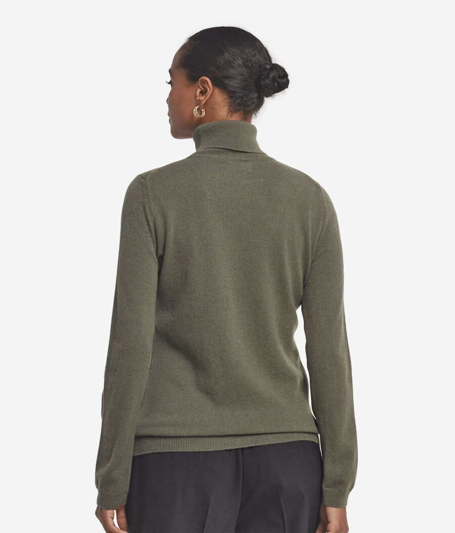 maglione a collo alto in cashmere ultra morbido