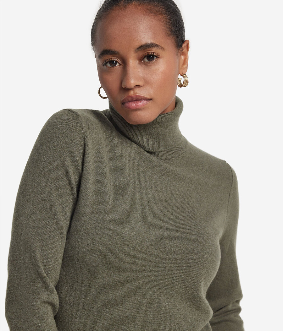 maglione a collo alto in cashmere ultra morbido