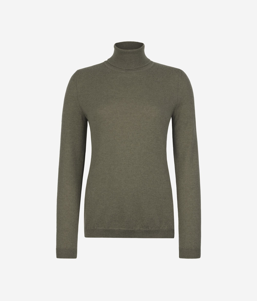 maglione a collo alto in cashmere ultra morbido