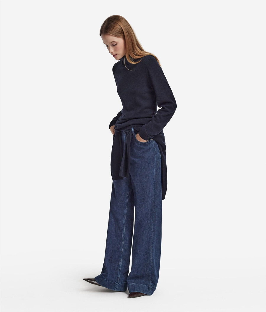 maglione a collo alto in cashmere ultra morbido