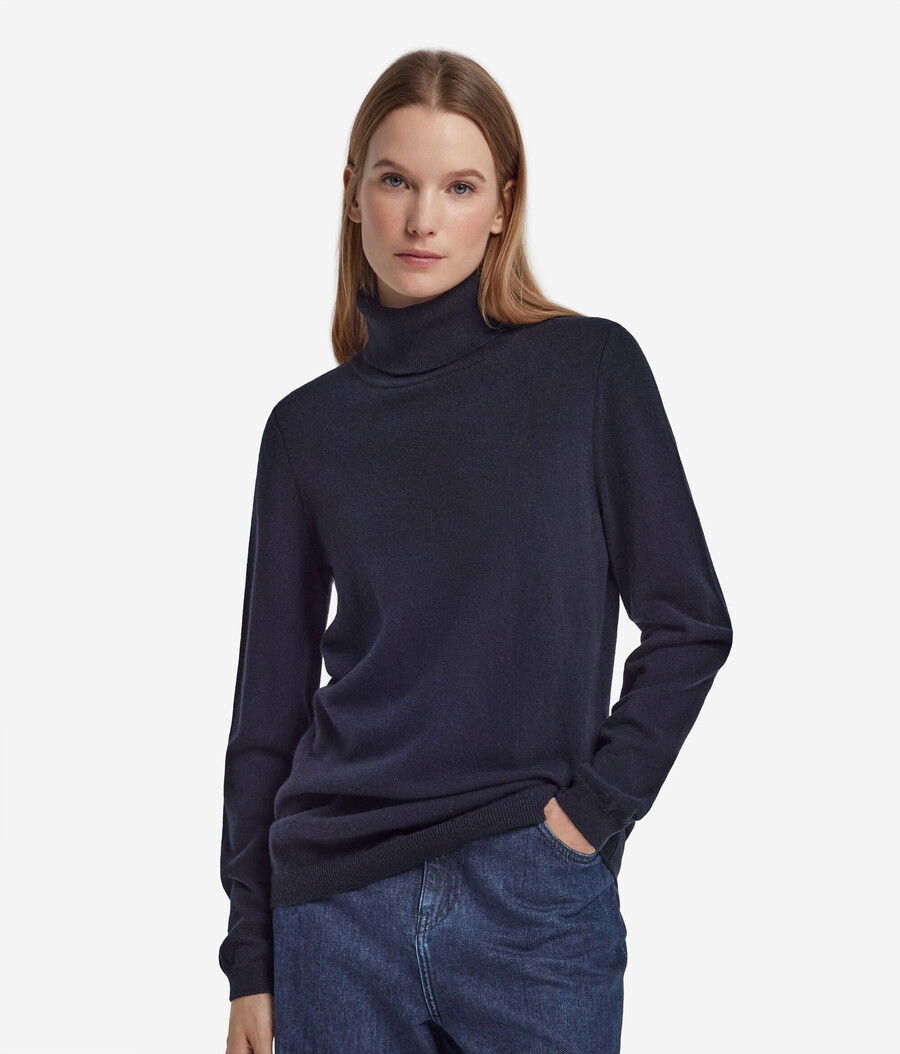 maglione a collo alto in cashmere ultra morbido