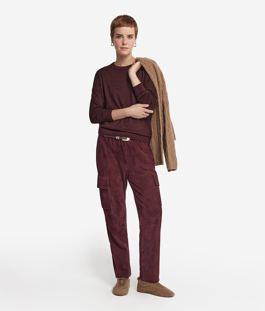 maglione girocollo in cashmere ultrafine