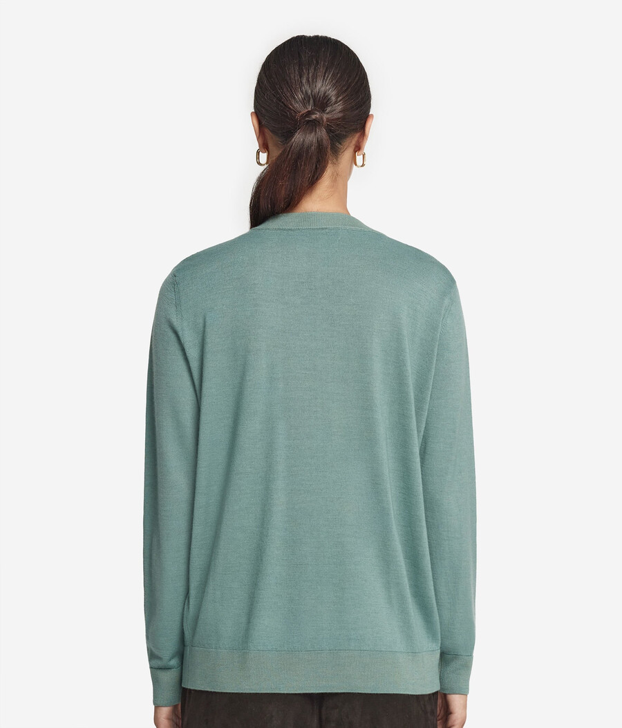maglione girocollo in cashmere ultrafine
