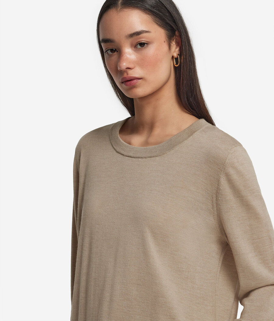 maglione girocollo in cashmere ultrafine