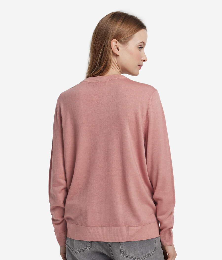 maglione girocollo in cashmere ultrafine