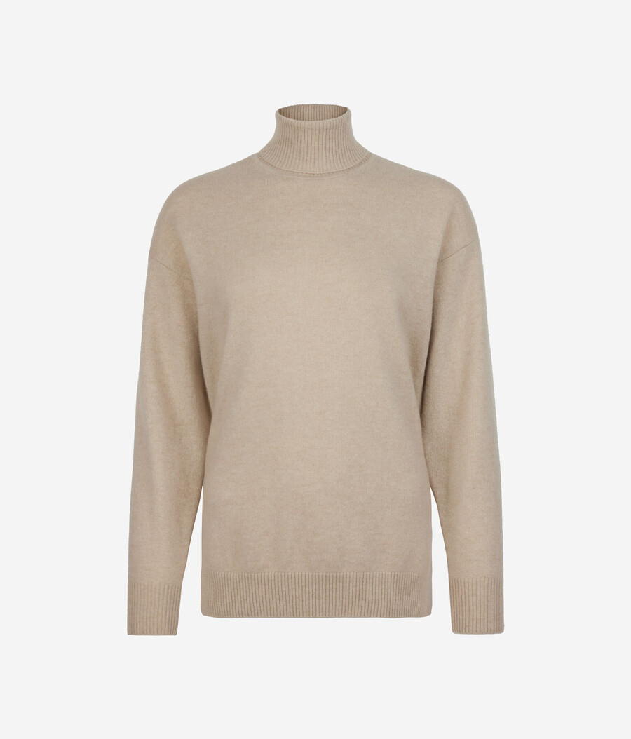 dolcevita in cashmere ultra morbido con spacchi