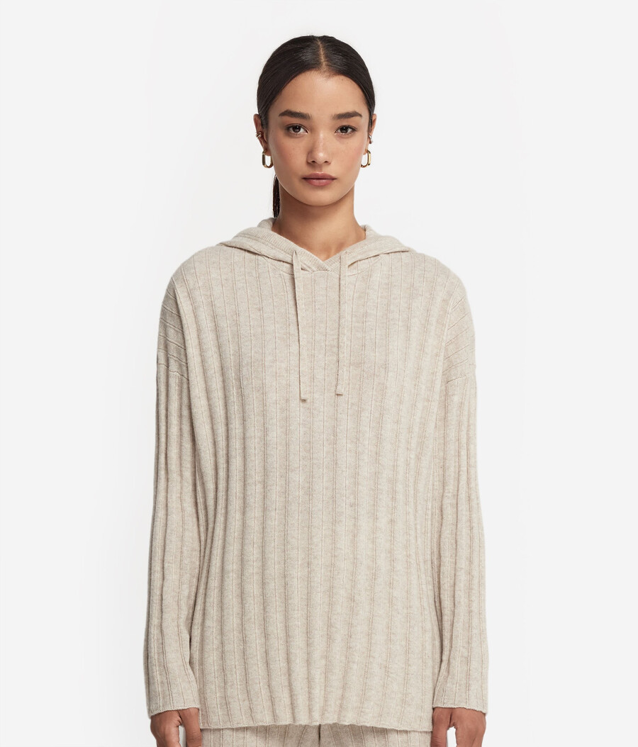 felpa in cashmere ultra morbido a coste