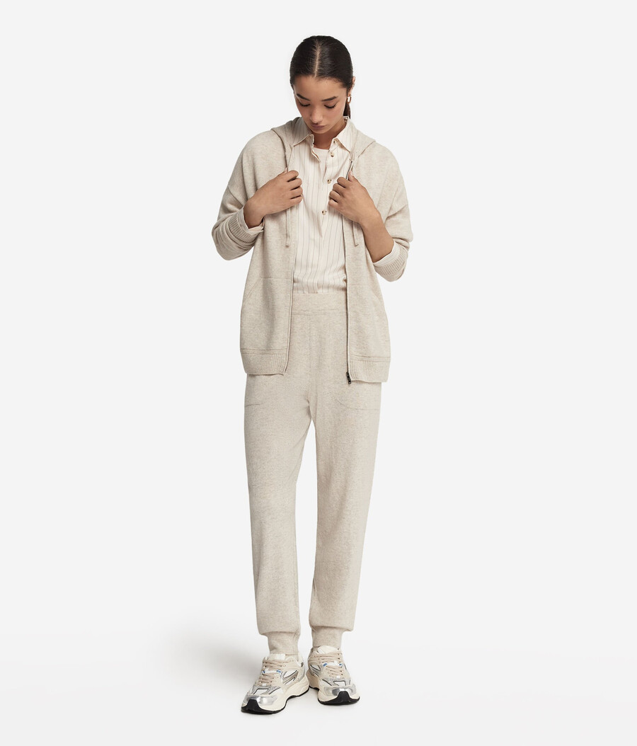 felpa con cappuccio in cashmere ultra morbido