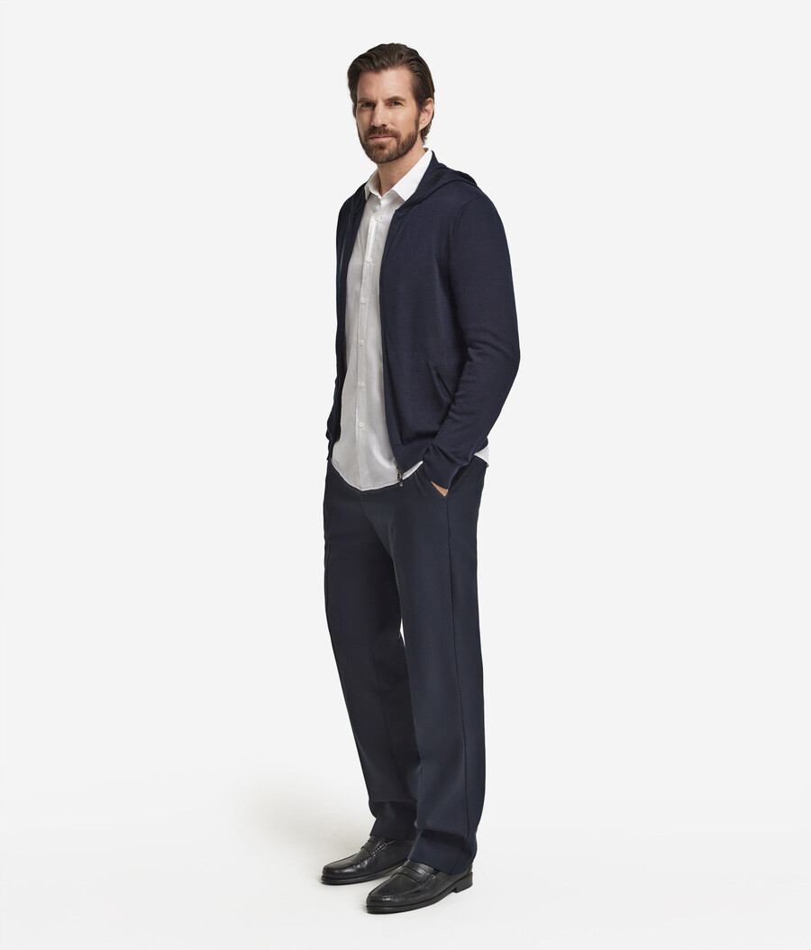 felpa con cappuccio in cashmere ultrafine