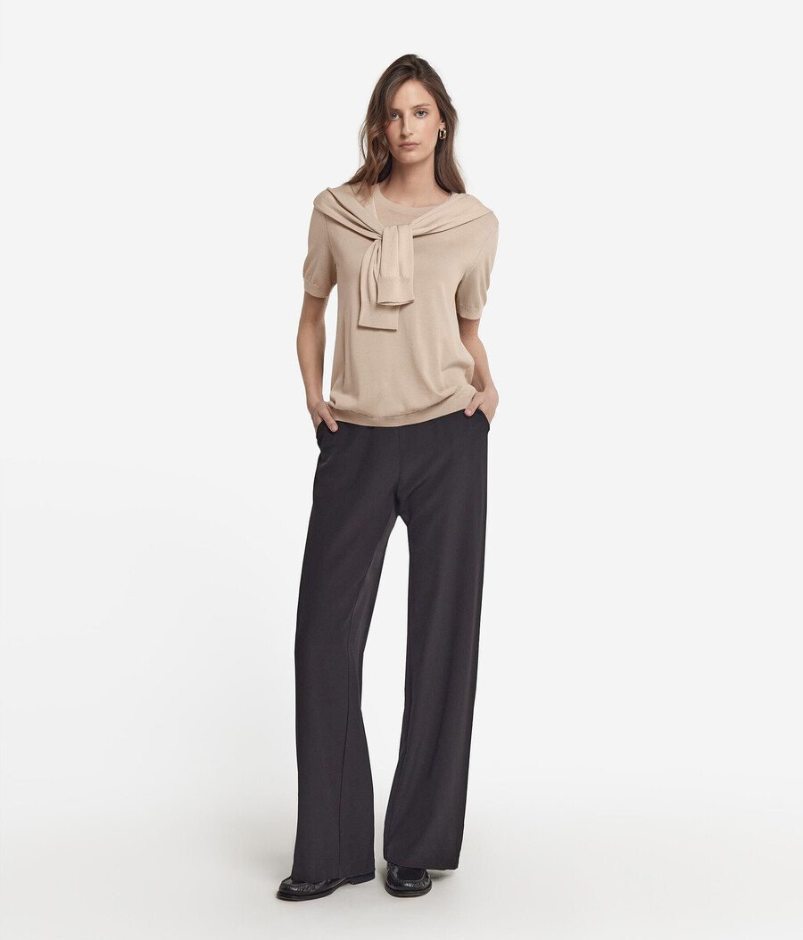 maglietta girocollo in cotone fresh