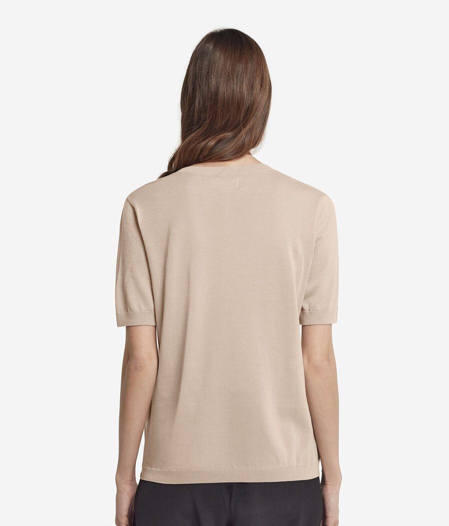 maglietta girocollo in cotone fresh
