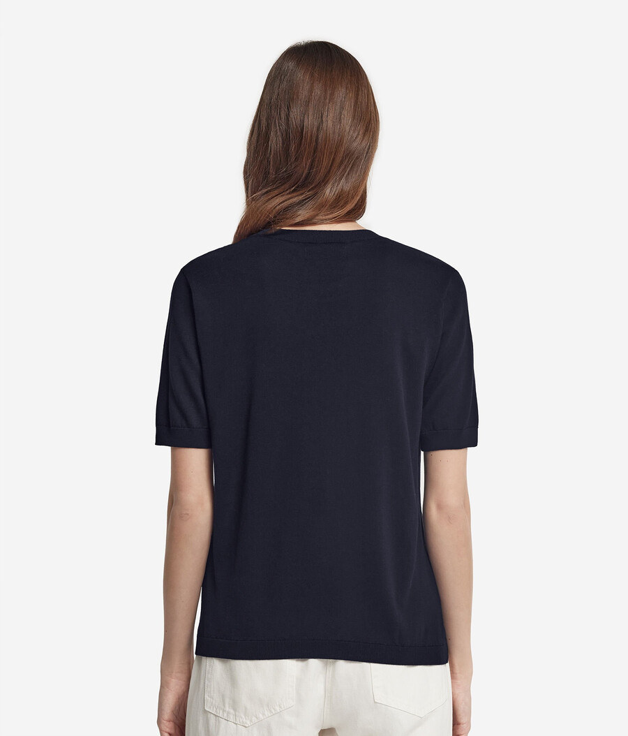 maglietta girocollo in cotone fresh