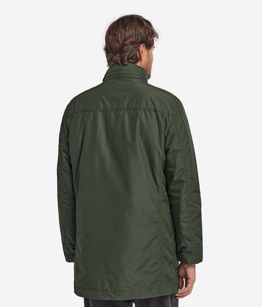 parka in tessuto tecnico cashmere