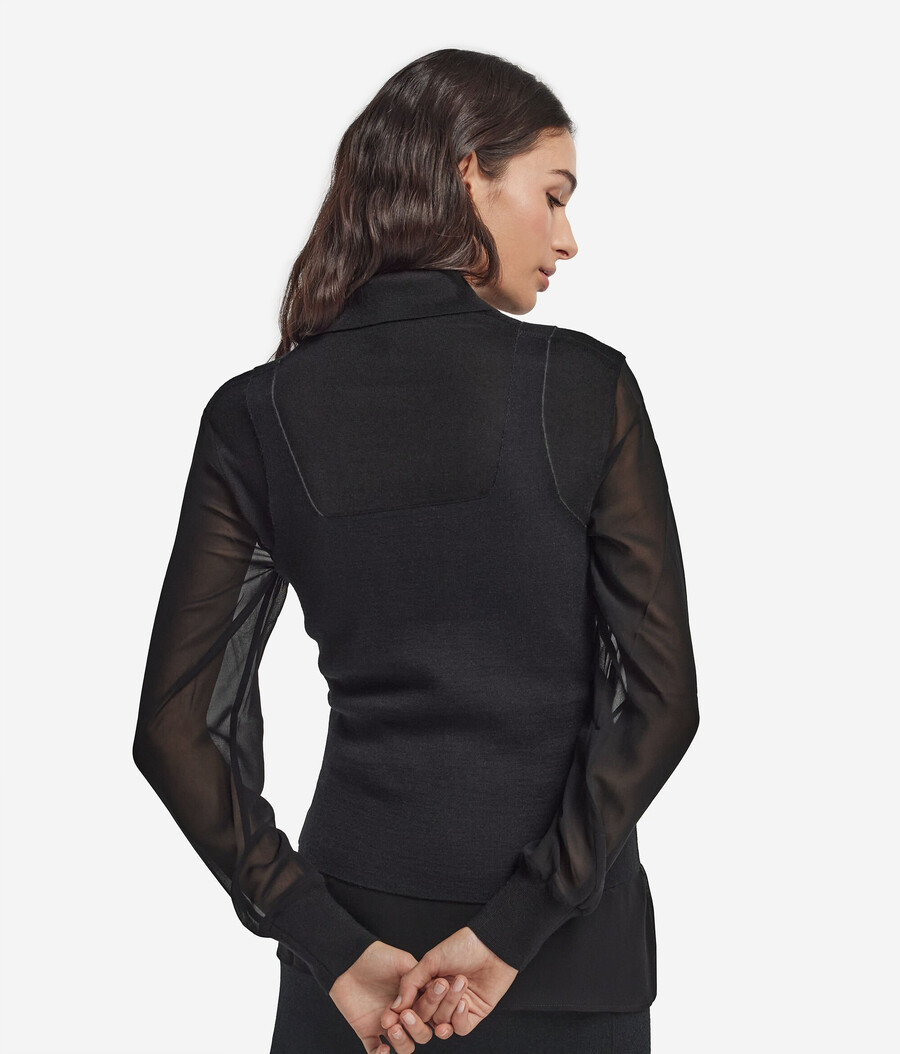 canotta reversibile in cashmere ultrafine