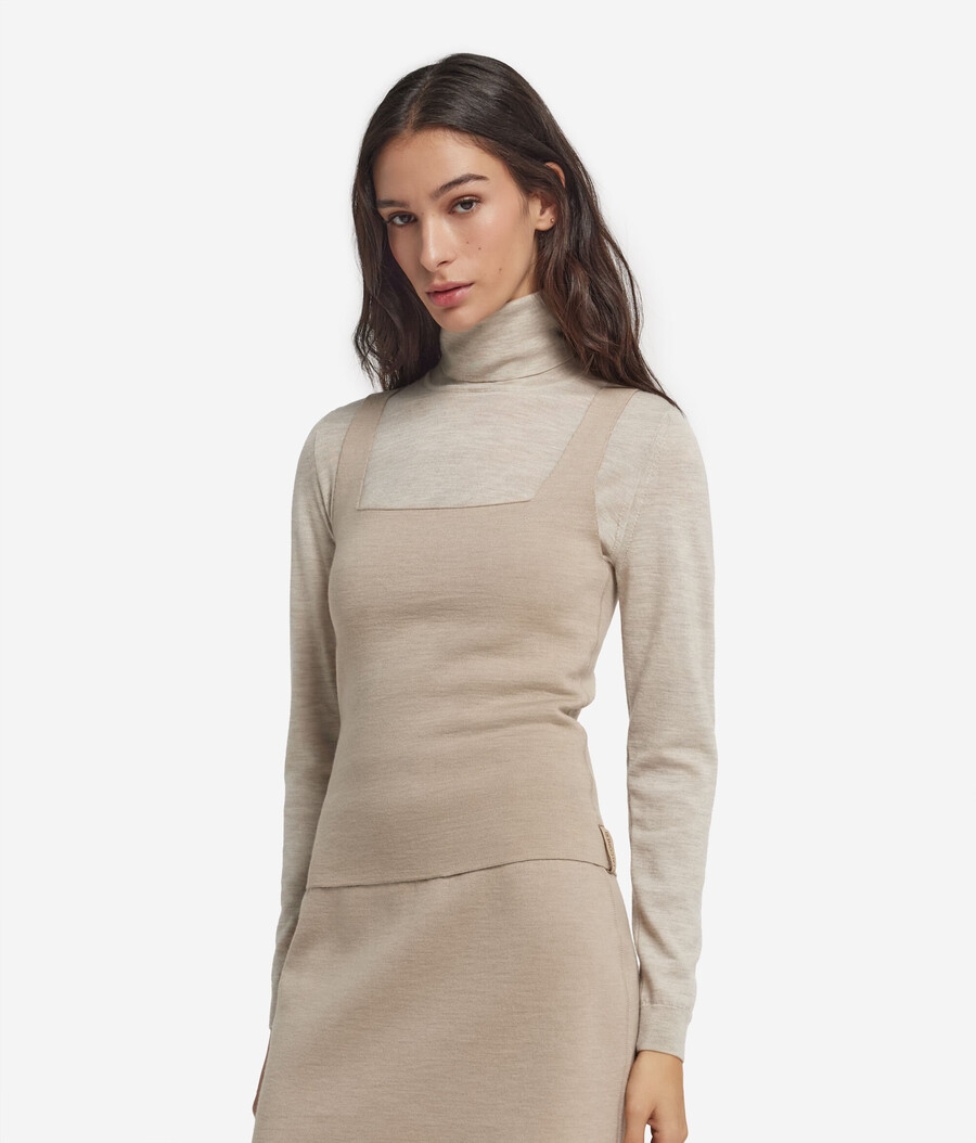 canotta reversibile in cashmere ultrafine
