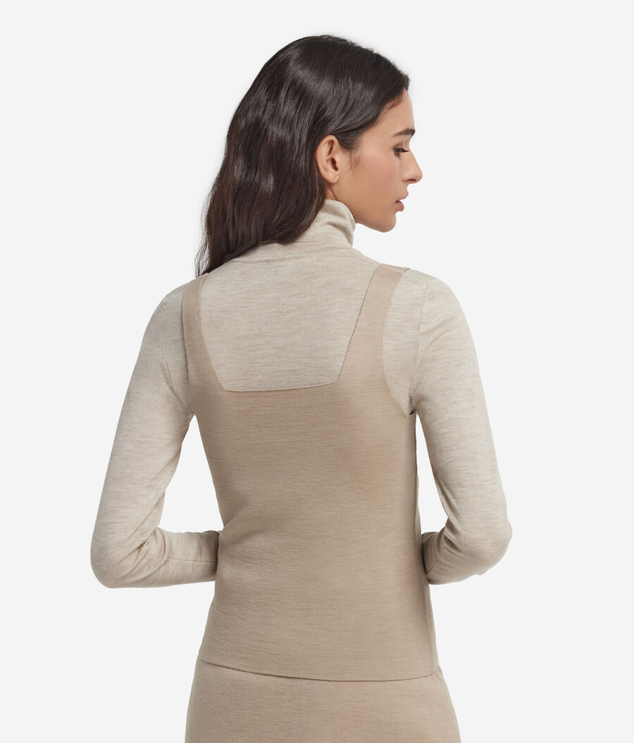 canotta reversibile in cashmere ultrafine