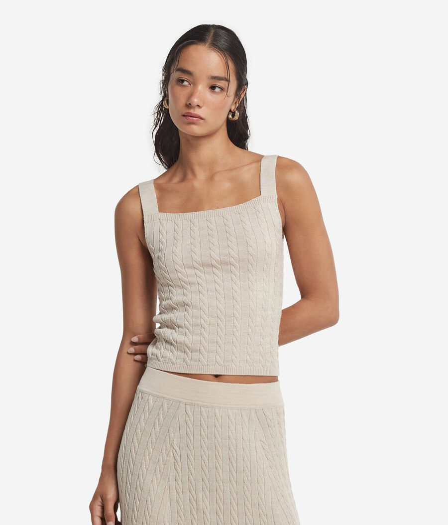 maglia in lana a trecce