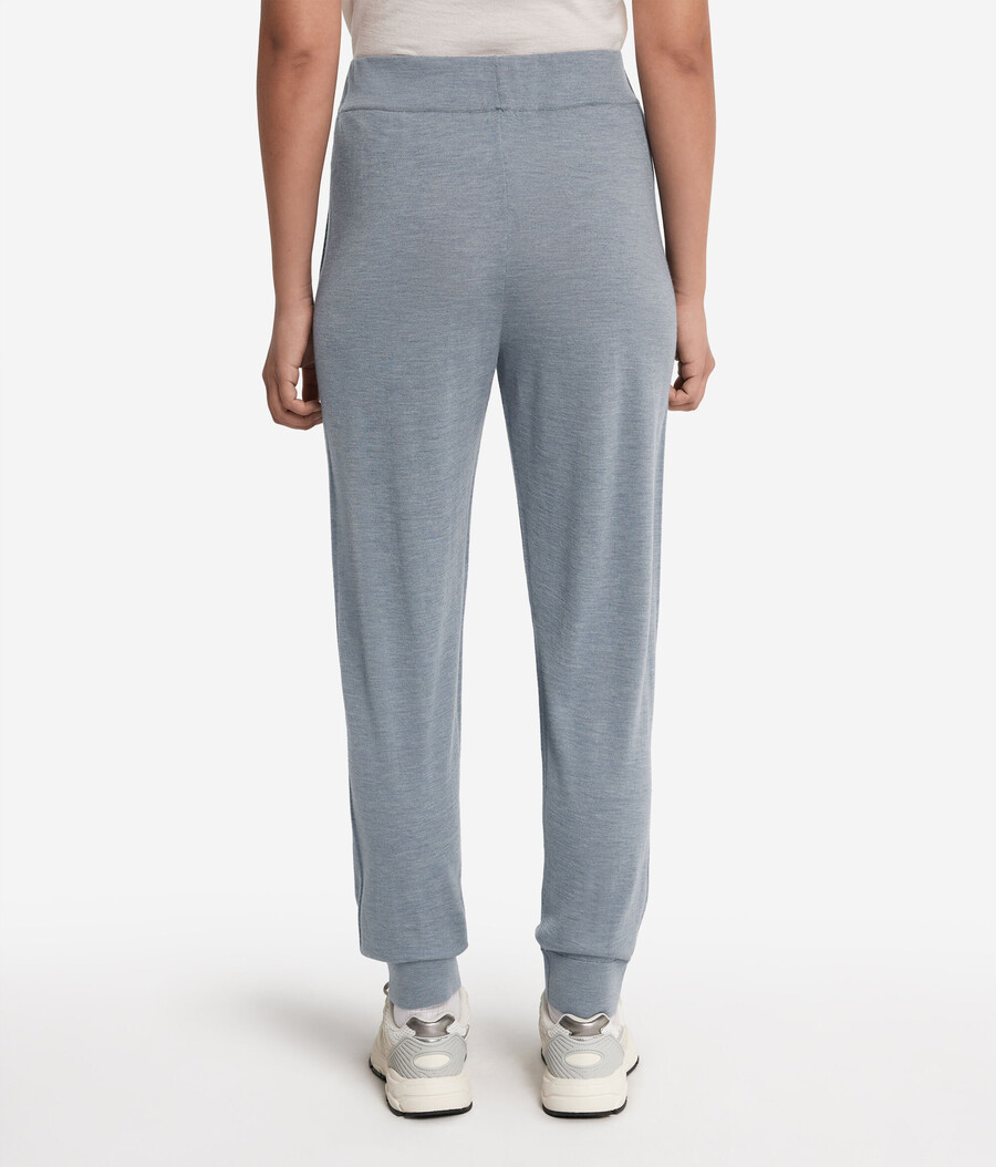 pantaloni in cashmere ultrafine con risvolti alle caviglie