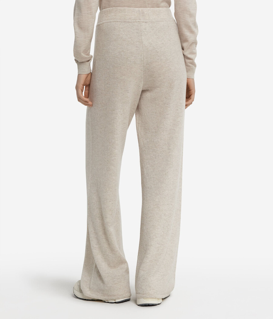 pantaloni palazzo in cashmere ultrasoft
