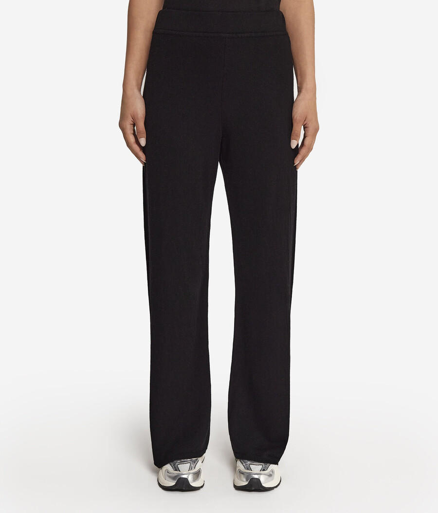pantaloni palazzo in cashmere ultrasoft