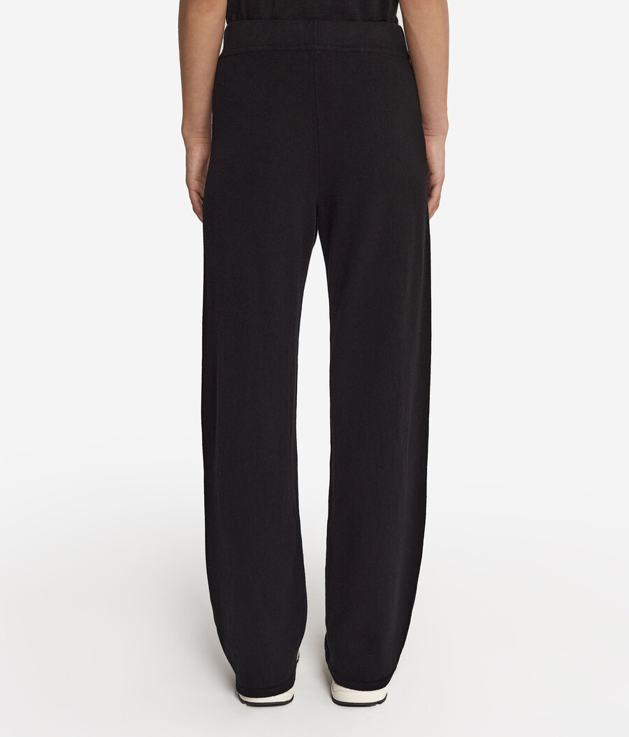 pantaloni palazzo in cashmere ultrasoft