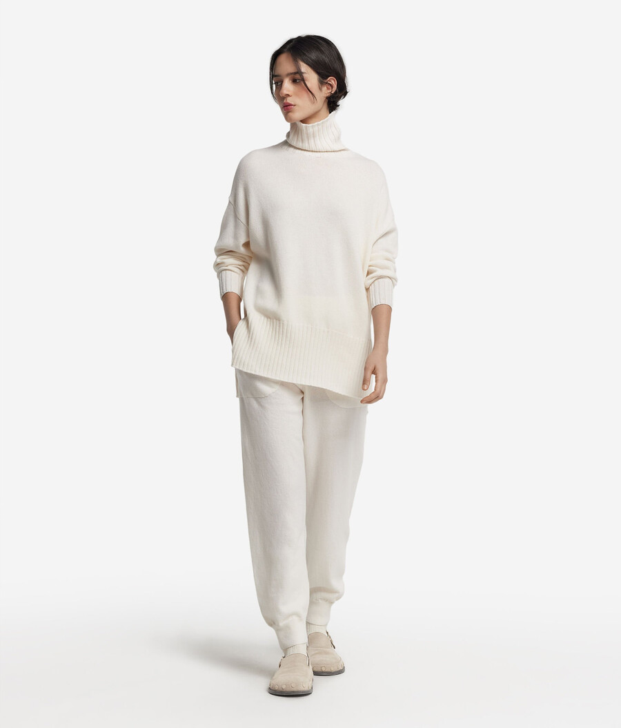 pantaloni della tuta in cashmere ultra morbido