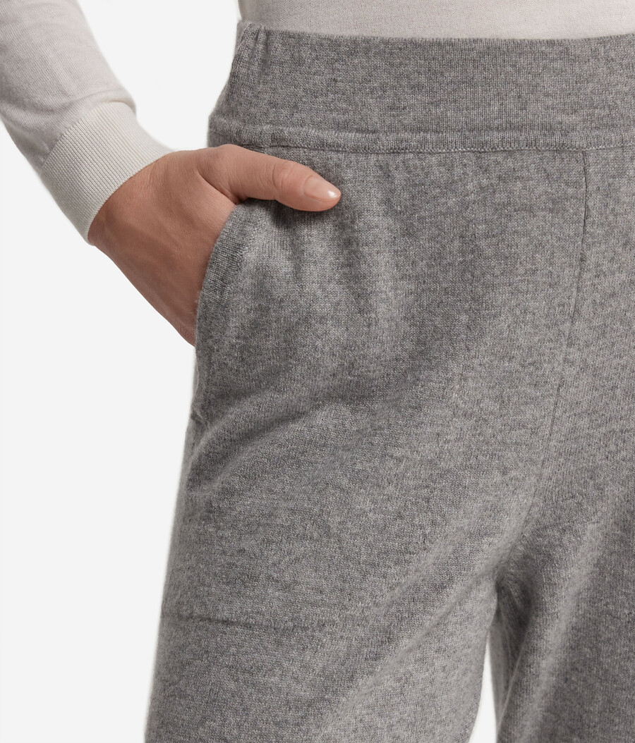 pantaloni della tuta in cashmere ultra morbido