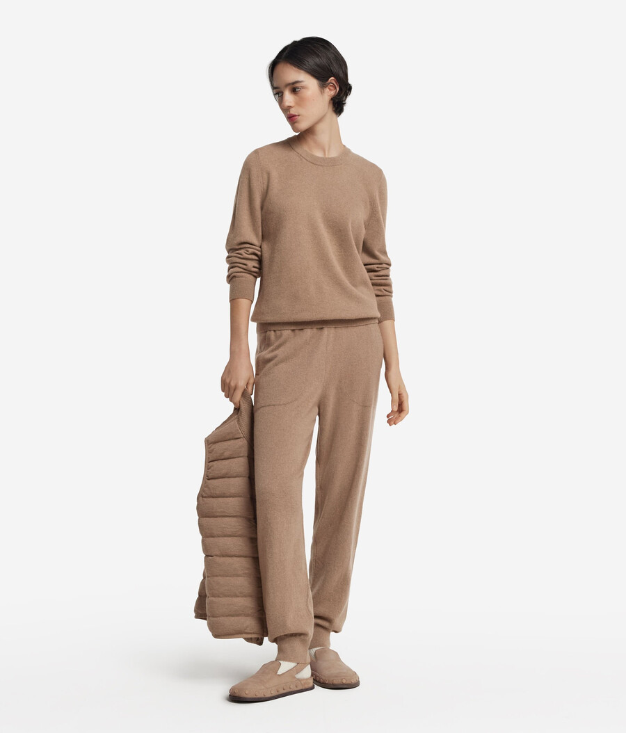 pantaloni della tuta in cashmere ultra morbido
