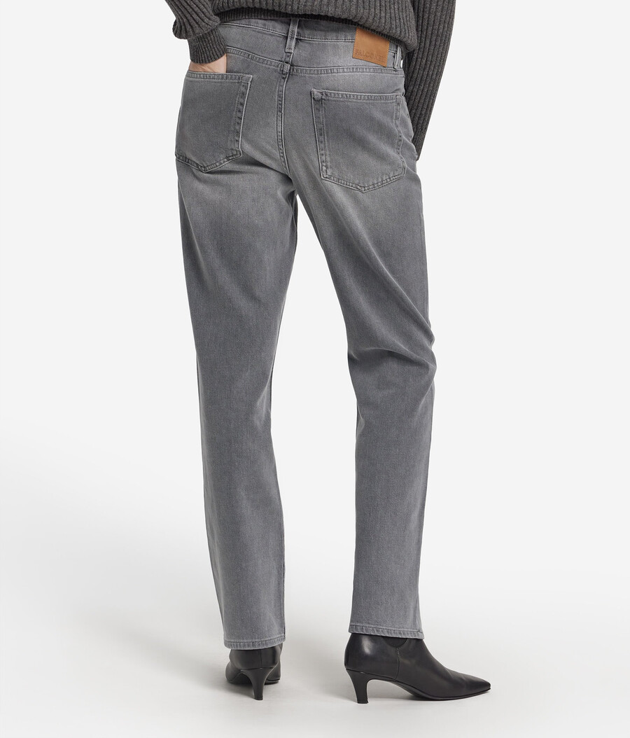 pantaloni in cashmere e denim