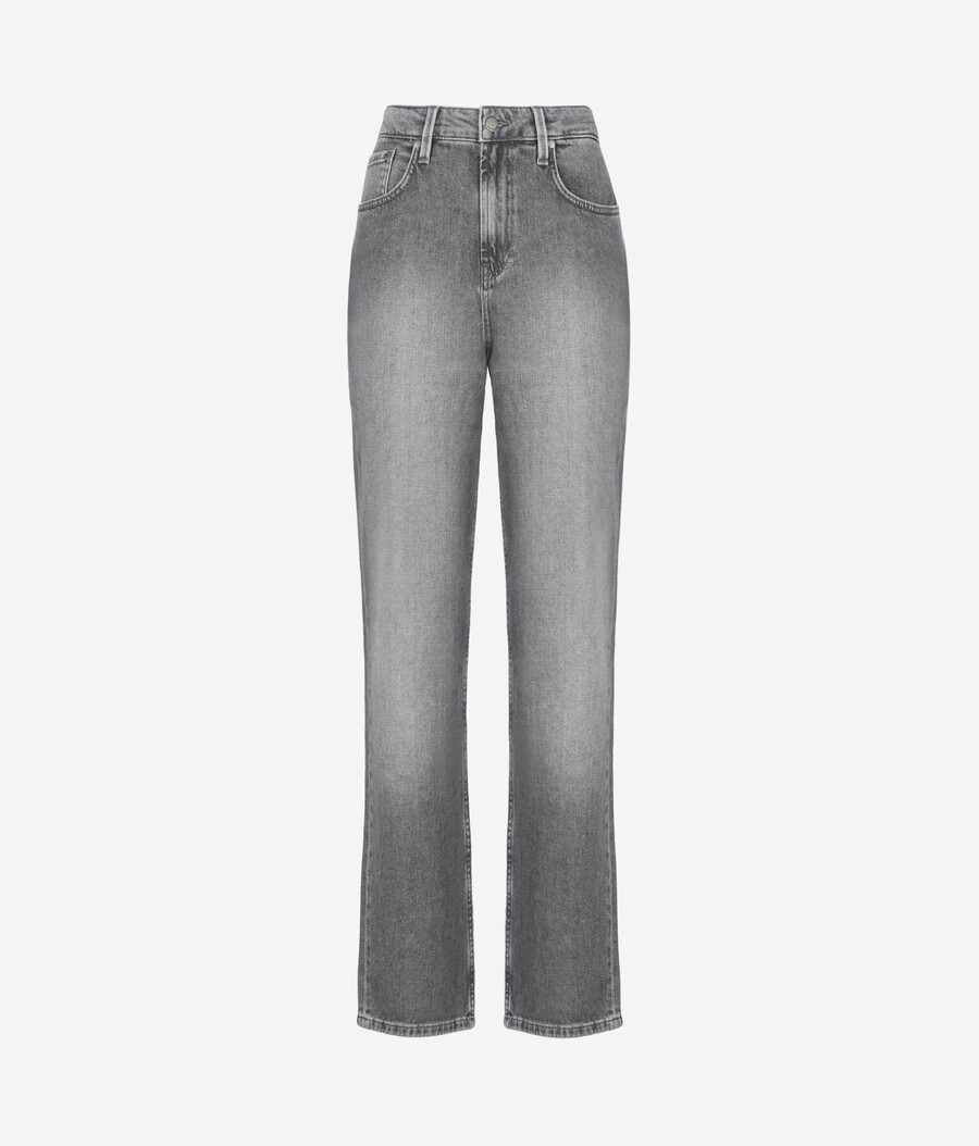 pantaloni in cashmere e denim