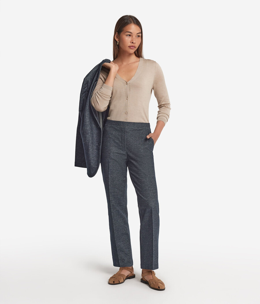 pantaloni in jersey di jeans